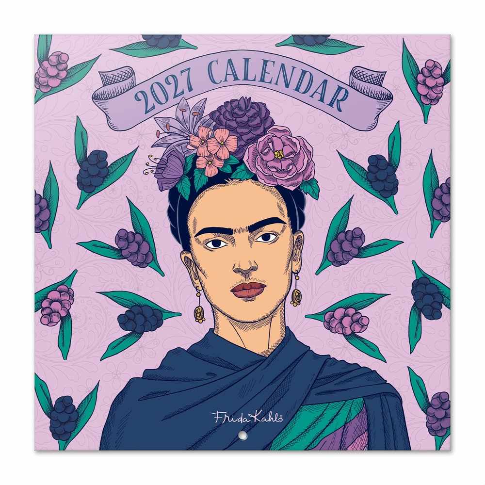 Frida Kahlo - 2027 30X30 Kalender - Mehrfarben